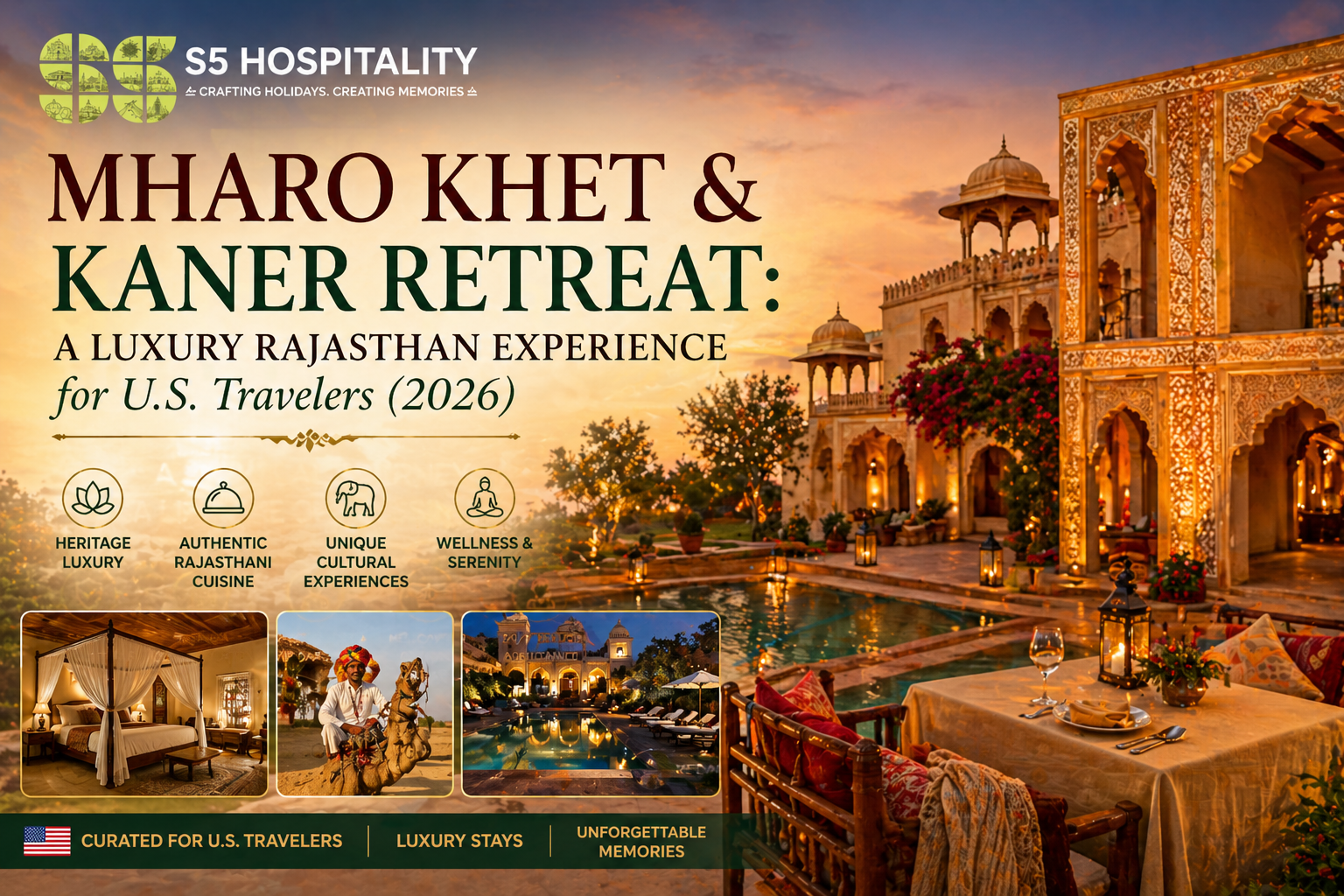 Mharo Khet & Kaner Retreat - A Luxury Rajasthan Experience for U.S. Travelers (2026)