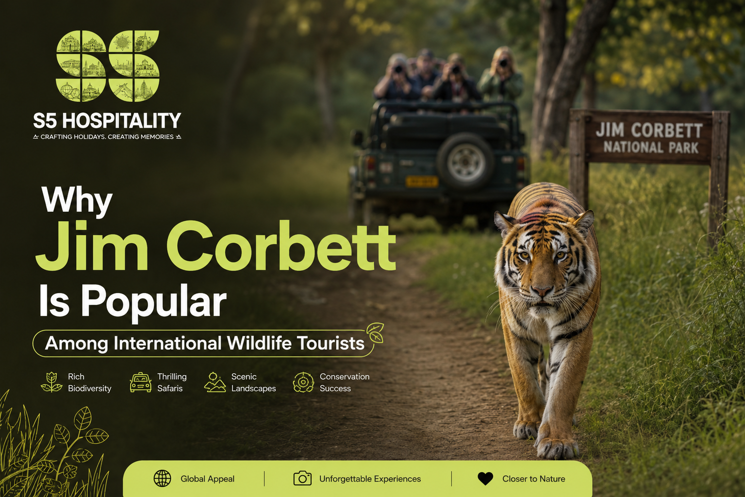 Why Jim Corbett Is Popular Among International Wildlife Tourist